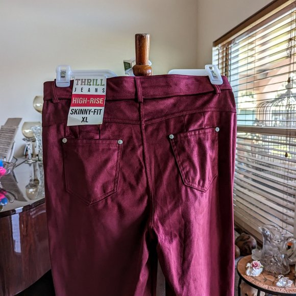 NWT  Thrill Jeans Push Up High Rise Skinny-Fit Pants - Picture 10 of 16